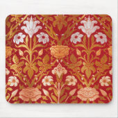 モリス – ヴィンテージ1893バラ&リリーフラワーパターン マウスパッド (正面)