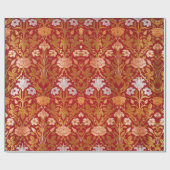 モリス – ヴィンテージ1893バラ&リリーフラワーパターン ラッピングペーパー (フラット)