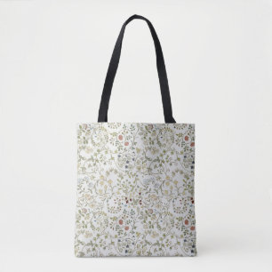 モリス ヴィンテージ Windrush 刺繍 フラワー柄 トートバッグ