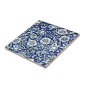 モリス – 青マローセラミックタイル タイル (側面)