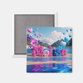 モリズフローラ磁石 マグネット (正面/裏面)