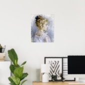 モリソット – ポートレートオブブランシュポンティヨン1877 ポスター (ホームオフィス)