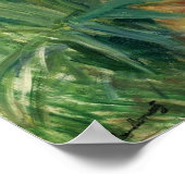 モリソット – 犬と女の子1892 ポスター (角)