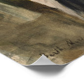 モリソット – 若い女性ベンチに座って1864 ポスター (角)