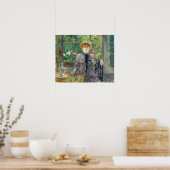 モリソト – 1881年の昼食後 ポスター (キッチン)