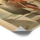 モリソンのファウスト、'真夜中の訪問'ヴィンテージ ポスター (角)