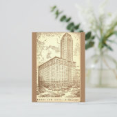 モリソンホテルシカゴビンテージトラベル ポストカード (スタンド正面)