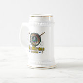 モリソン氏バッジ ビールジョッキ (正面左)