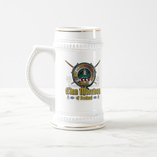 モリソン氏バッジ ビールジョッキ (左)