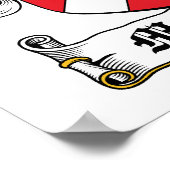 モリッシー家紋 ポスター (角)