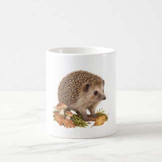 モリハリネズミ好きへのギフト:森のハリネズミ コーヒーマグカップ