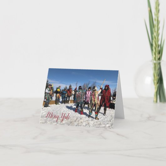 モリメリースユール（キリスト降誕祭） シーズンカード (正面)