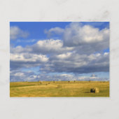 モリル郡ネブラスカ州アメリカ合衆国黄金の干し草 ポストカード (正面)