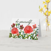 モリーさん勇気 カード (黄色い花)