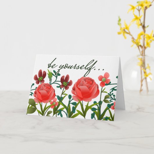 モリーさん勇気 カード (黄色い花)