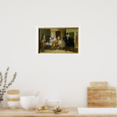 モリーエールの『ルマレード・イマジネール』の場面(1622年) ポスター (キッチン)