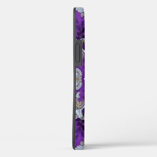 モリーコートダマスクモノグラムかわいらし Case-Mate iPhoneケース (裏面 / 右)