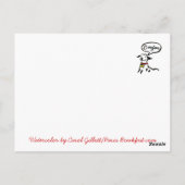 モリーストップアアパリカフェポストカード ポストカード (裏面)