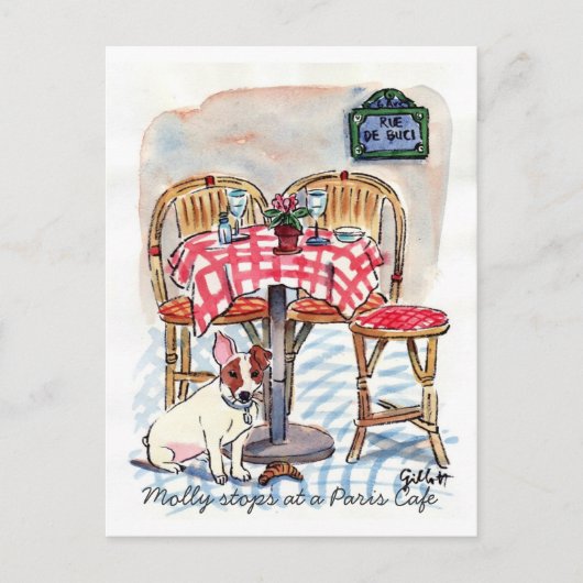 モリーストップアアパリカフェポストカード ポストカード (正面)