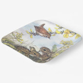 モリーブレットキュートバンニーズレンフォルシア ペーパープレート (傾斜あり)