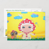 モリーマッシュルームベビーインポルカドティウィムシーランド ポストカード (正面/裏面)