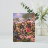 モリー投手砲のモンマスの戦い ポストカード (スタンド正面)