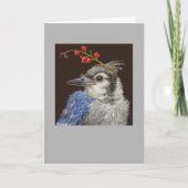 モリー生まれたばかりの青いジェイのカード カード (正面)