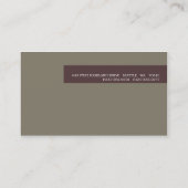 モリー・アン・ビジネス・カード 名刺 (裏面)