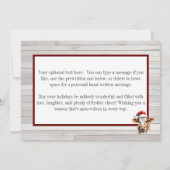 モリー・クリスマス・カウフォト シーズンカード (裏面)