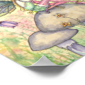 モリー・ハリソンによるかわいい花の妖精のポスター ポスター (角)