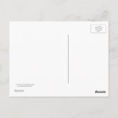 モリー・ハリソンによるウィッチキャットハロウィーンハガキ ポストカード (裏面)