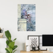 モリー・ハリソンによるゴシック様式のフェアリー・アートのポスター ポスター (ホームオフィス)