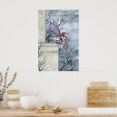 モリー・ハリソンによるゴシック様式のフェアリー・アートのポスター ポスター (キッチン)