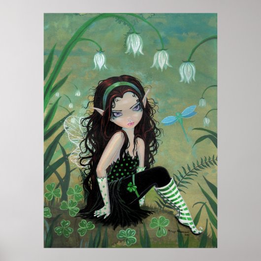 モリー・ハリソンによるシュラムロック・フェアリーのポスター ポスター (正面)