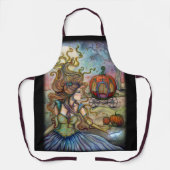 モリー・ハリソンによるシンデレラ ファンタジーアート エプロン (正面)