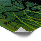 モリー・ハリソンによるハロウィーンウィッチポスター ポスター (角)