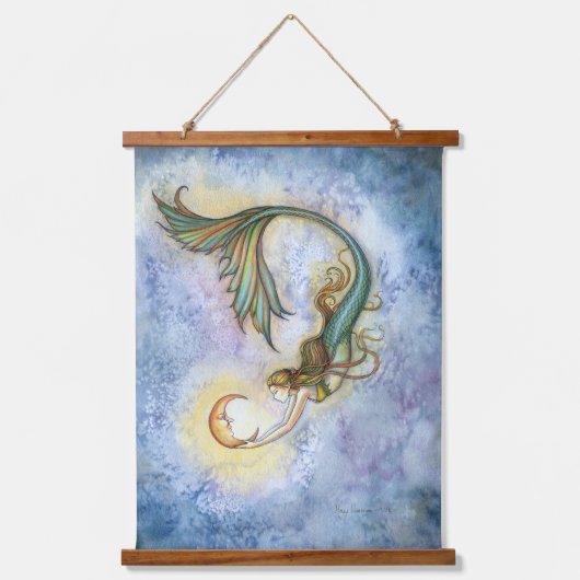 モリー・ハリソンによる人魚の三部作 吊り下げ型タペストリー (正面)