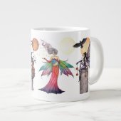 モリー・ハリソンによる多くの妖精 ジャンボコーヒーマグカップ (正面右)