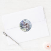 モリー・ハリソンによる夢の妖精のステッカー ラウンドシール (封筒)