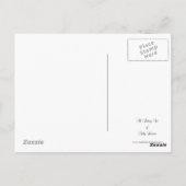 モリー・ハリソンによる妖精と猫のはがき ポストカード (裏面)