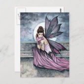 モリー・ハリソンによる妖精のはがき「隠し」 ポストカード (正面/裏面)