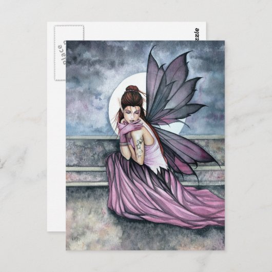 モリー・ハリソンによる妖精のはがき「隠し」 ポストカード (正面/裏面)