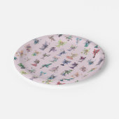 モリー・ハリソンによる妖精の妖精の芸術 ペーパープレート (アングル)