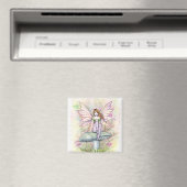 モリー・ハリソンによる春の妖精のイラスト マグネット (インサイチュ (食洗機))