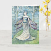 モリー・ハリソンによる永遠の妖精のグリーティングカード カード (黄色い花)