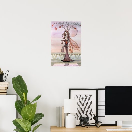 モリー・ハリソンによる秋の妖精のポスター ポスター (ホームオフィス)