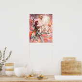 モリー・ハリソンによる秋の妖精ムーンポスター ポスター (キッチン)