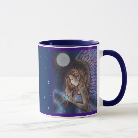 モリー・ハリソンによる美しい天使のマグカップ マグカップ (右)