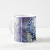 モリー・ハリソンによる3人の天使のホリデーマグカップ コーヒーマグカップ (正面左)