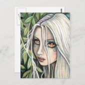 モリー・ハリソンによるFawn Forest Imp Fairy ポストカード (正面/裏面)